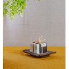 porte savon rectangle centre blanc